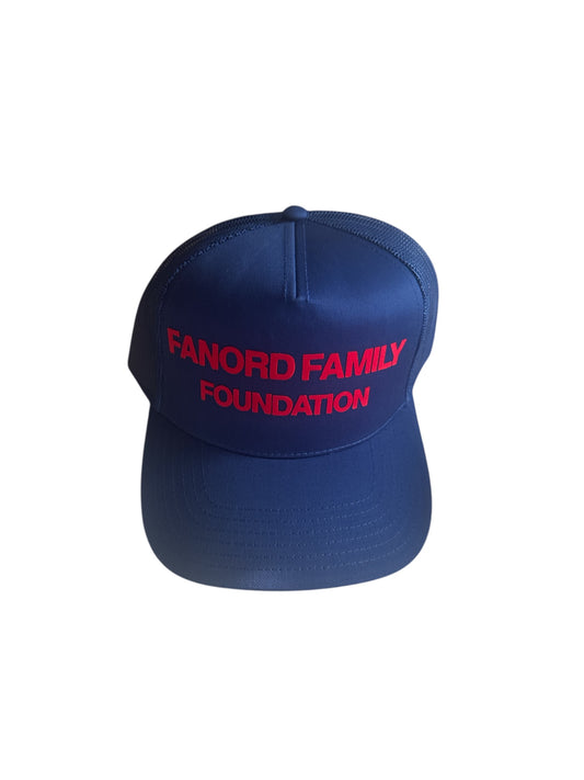 Fanord Family Foundation Dark Blue & Red Hat