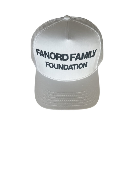 Fanord Family Foundation White & Black Hat