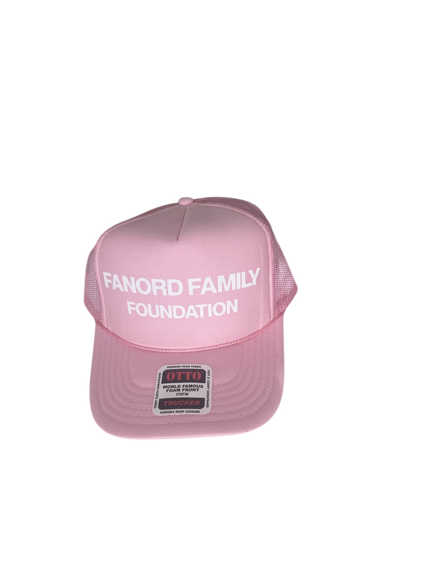 Fanord Family Foundation Light Pink & White Hat